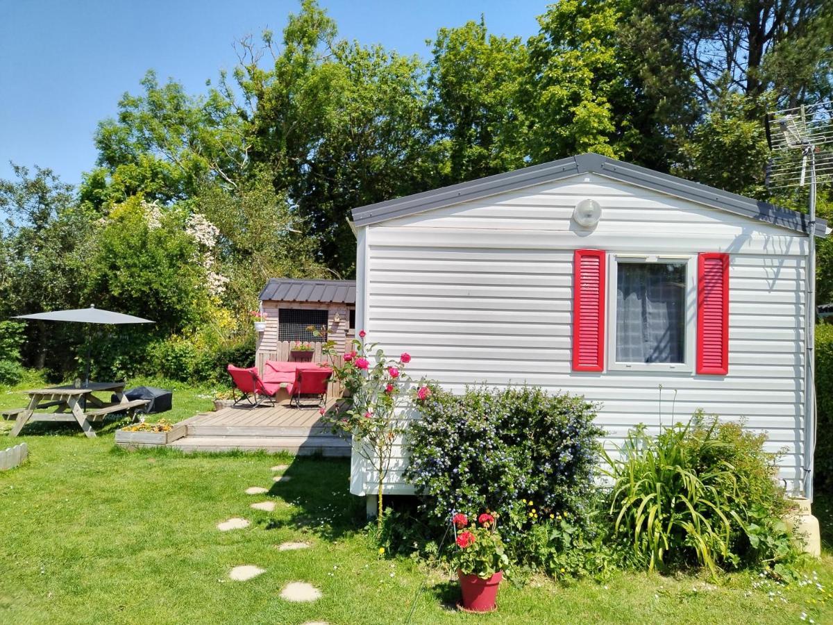 Mobil-Home Coin De Paradis En Cote D'Opale Sur Terrain Prive Et Sa CaravaneHermelinghen エクステリア 写真